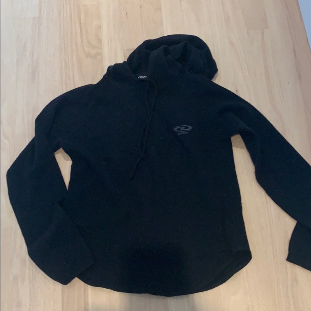 DKNY wool hooded sweater